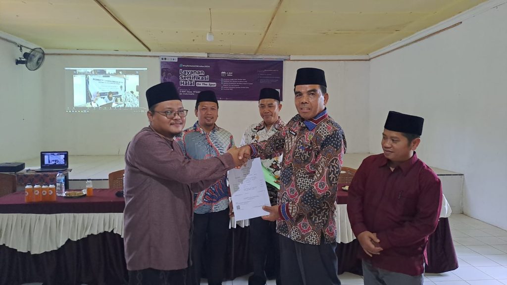 Kemenag Sarolangun Selenggarakan Sosialisasi Jaminan Produk Halal dan Gerakan mandatory Halal 2024
