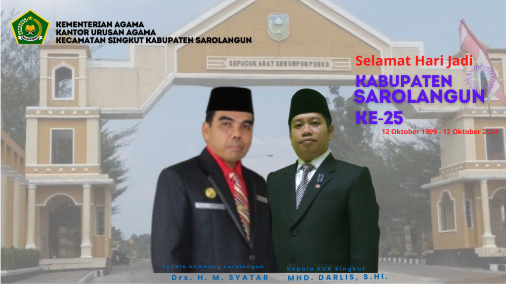 Memeringati HUT Kab. Sarolangun Ke-25 Tahun 2024, Seluruh Pegawai & Staf KUA Kec. Singkut Memakai Baju Teluk Belango