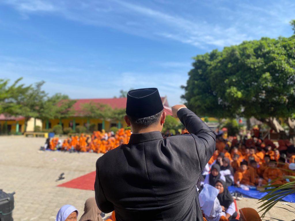 SD N0.57 Kel. Sei Benteng, Memperingati Kelahiran Nabi Muhammad SAW, di hadiri oleh KUA Singkut