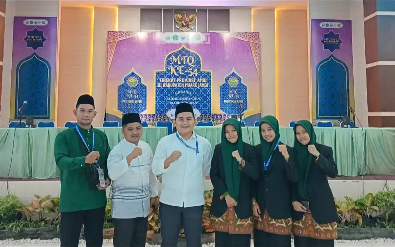 Srikandi Kafilah Sarolangun Raih Juara Pertama Cabang Fahmil Qur’an di MTQ Provinsi Jambi
